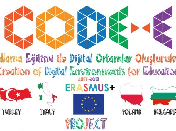 Okulumuz Code-e İsimli AB Erasmus+ Projesi Yürütülmektedir. 