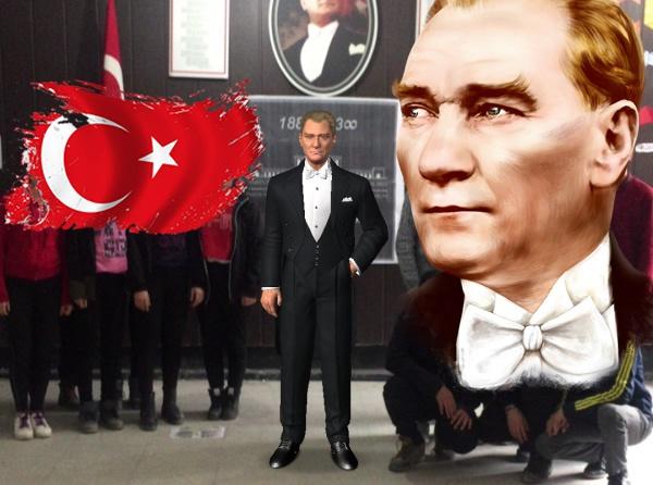 Öğrencilerimizin 10 Kasım Atatürk Resim Hatırası