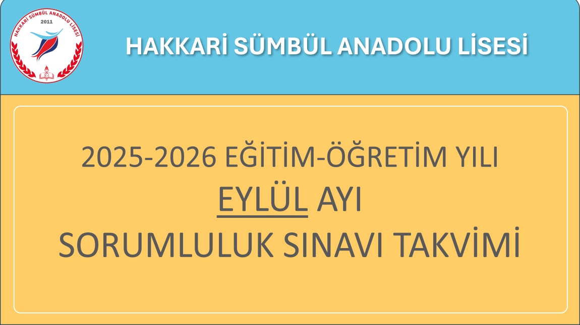 EYLÜL AYI SORUMLULUK SIVALARI